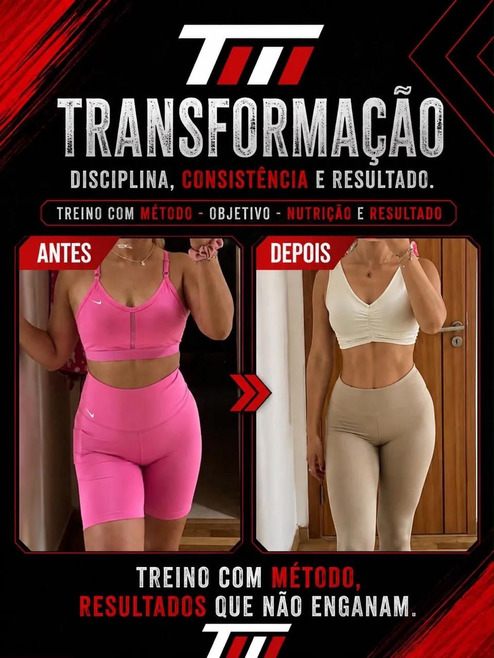 Antes e depois — transformação 4