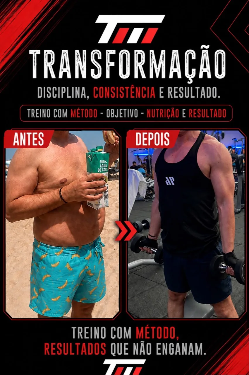 Antes e depois — transformação 6