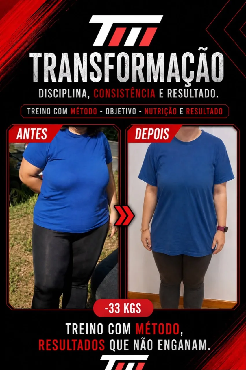 Antes e depois — transformação 9